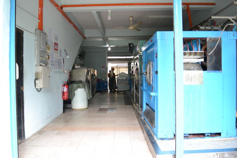 Soil Linen Processing Area